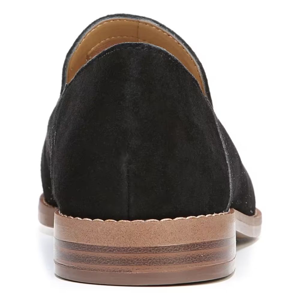 Haylee Black Suede Franco Sarto Loafers