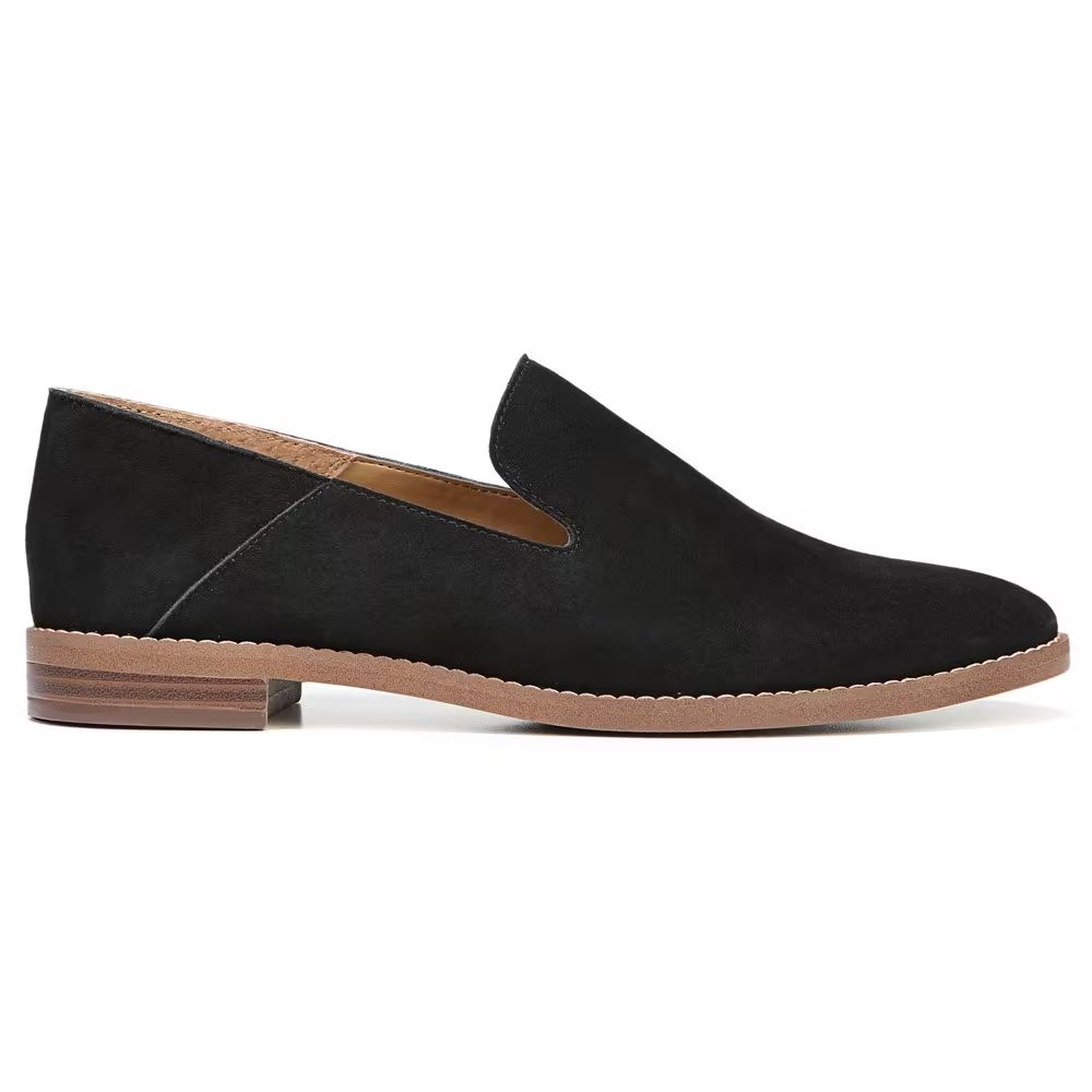 Haylee Black Suede Franco Sarto Loafers