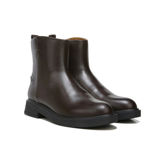 Bealy Brown Leather Franco Sarto Ankle Boots