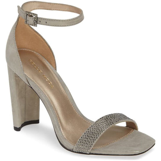 Gabi Pewter Shimmer Suede Pelle Moda Sandals