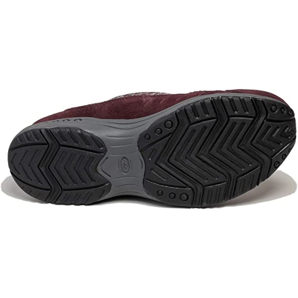 Traveltime 600 Dark Red 600 Fabric Easy Spirit Clog Mule