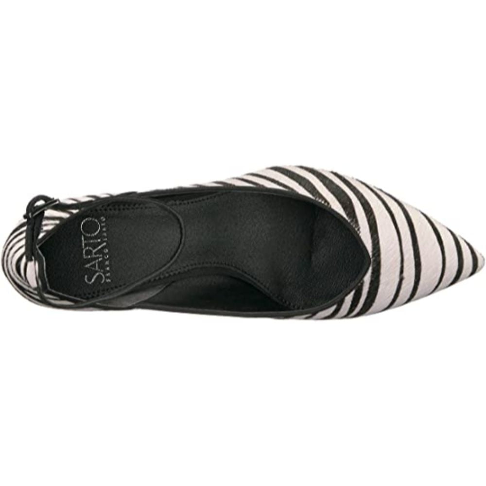 Coralie2 Zebra Pony Calf Hair Franco Sarto Pumps