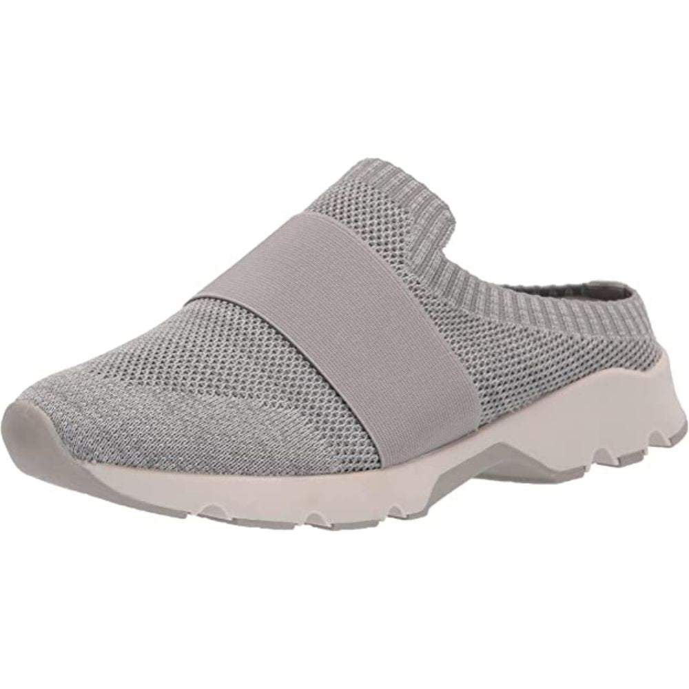 On the Go Gray Fabric Anne Klein Sneakers