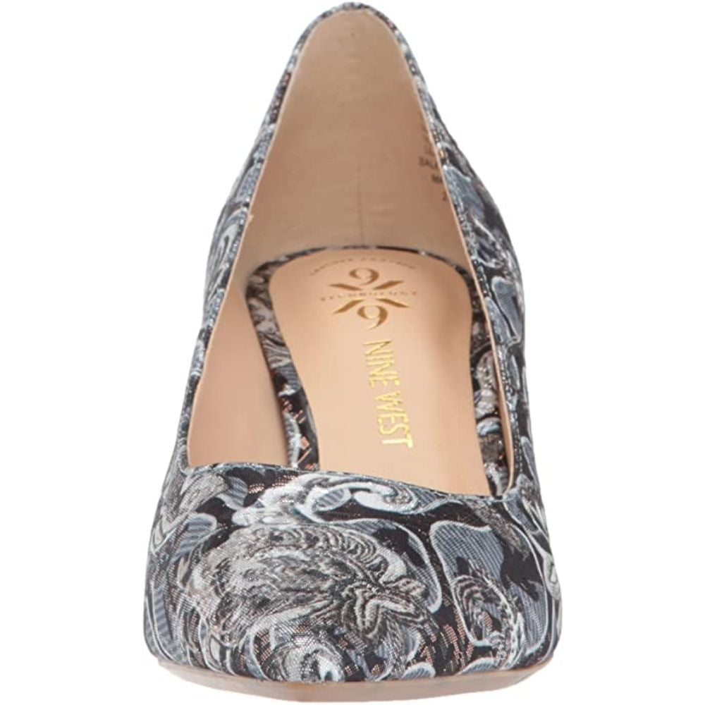 Soho9x9 Silver Multi Fabric Nine West Pumps