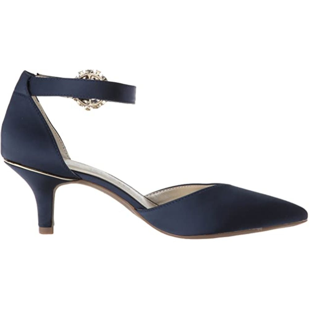 Fantine Navy Fabric Anne Klein Pumps