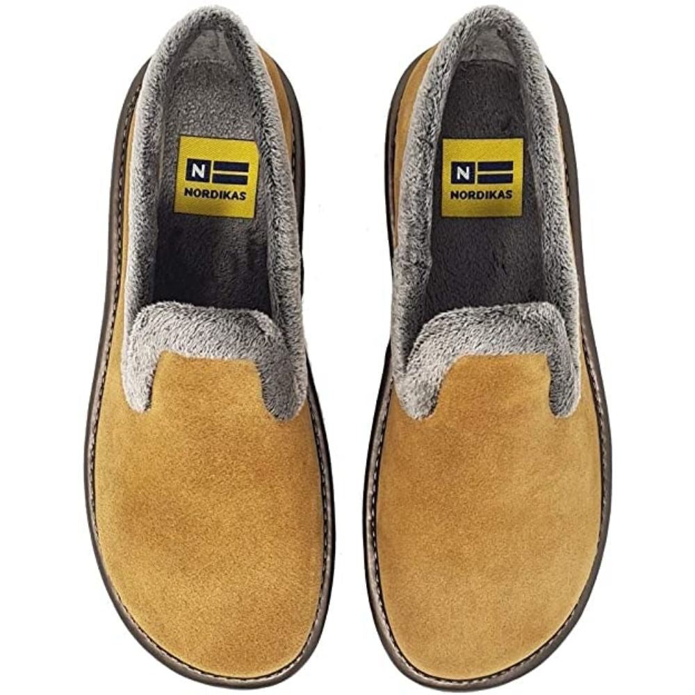 Afelpado Sand Mustard 304-80 Nordikas Comfy Slide Slippers