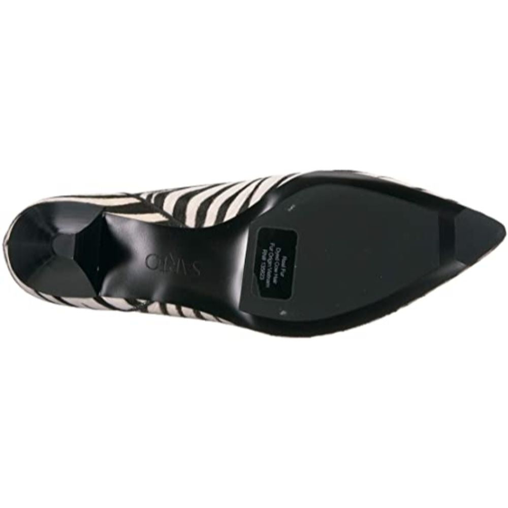 Coralie2 Zebra Pony Calf Hair Franco Sarto Pumps