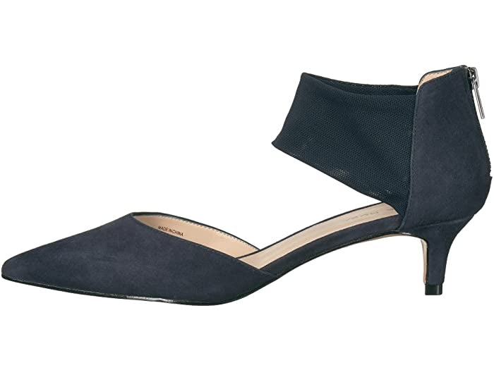 Dezi Midnight Blue Suede Pelle Moda Pumps