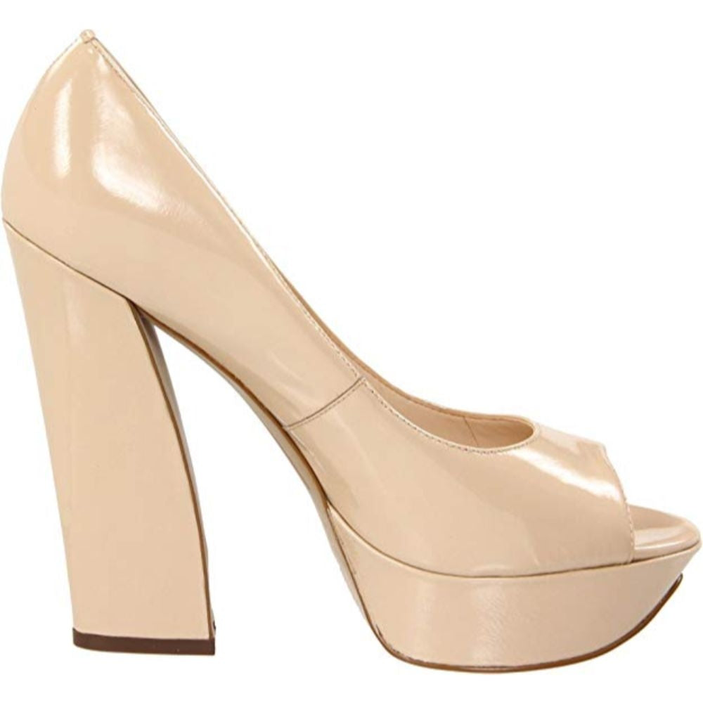 Alessandra Natural Patent Boutique 9 Platform Pumps