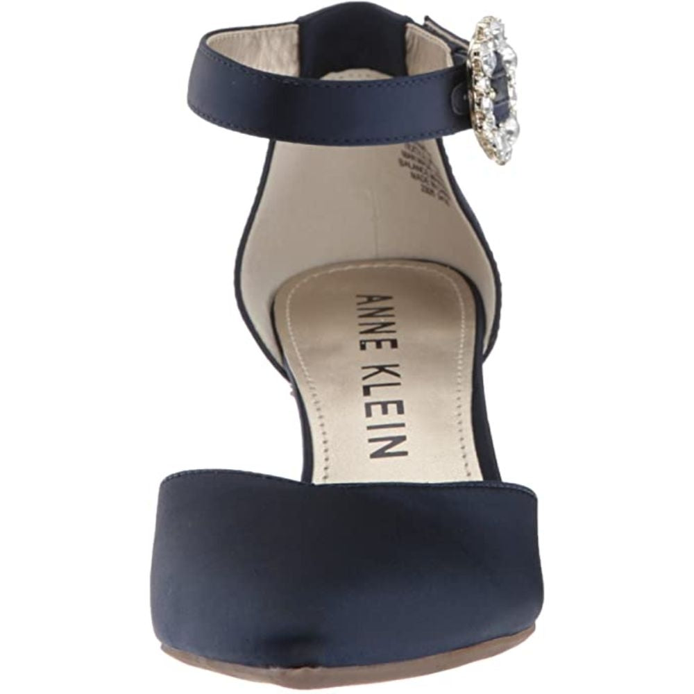 Fantine Navy Fabric Anne Klein Pumps