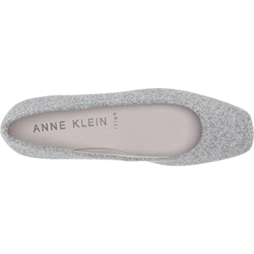 Iggy Dark Gray Fabric Anne Klein Ballet Flats