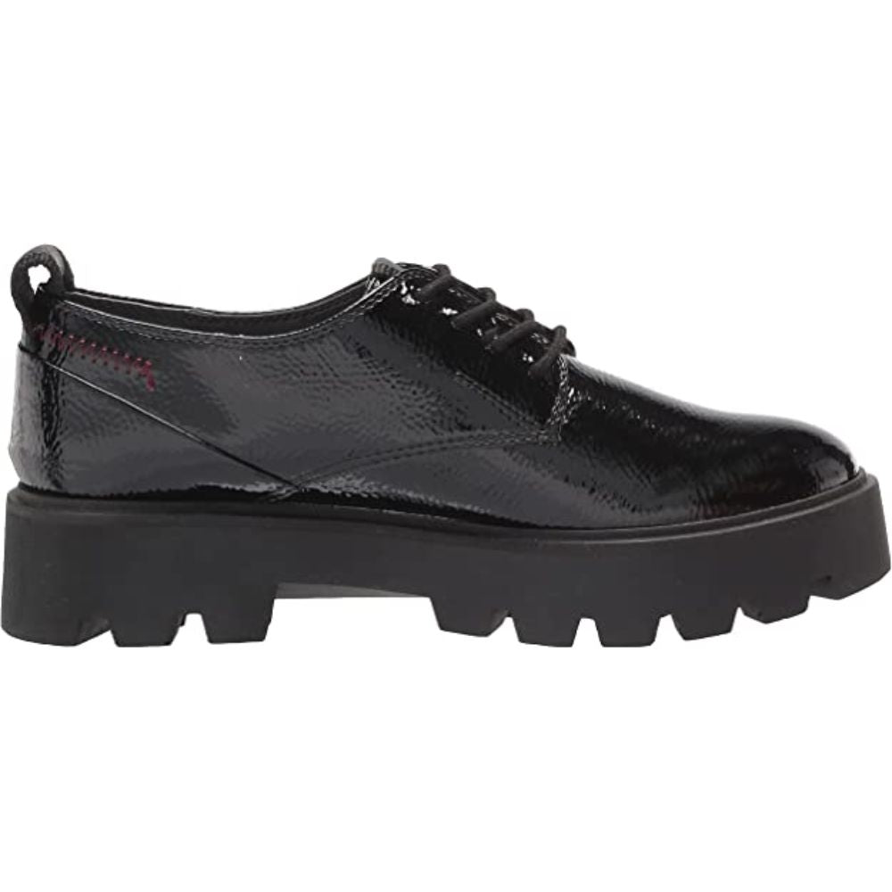 Balinlaced Black Patent Leather Franco Sarto Oxfords