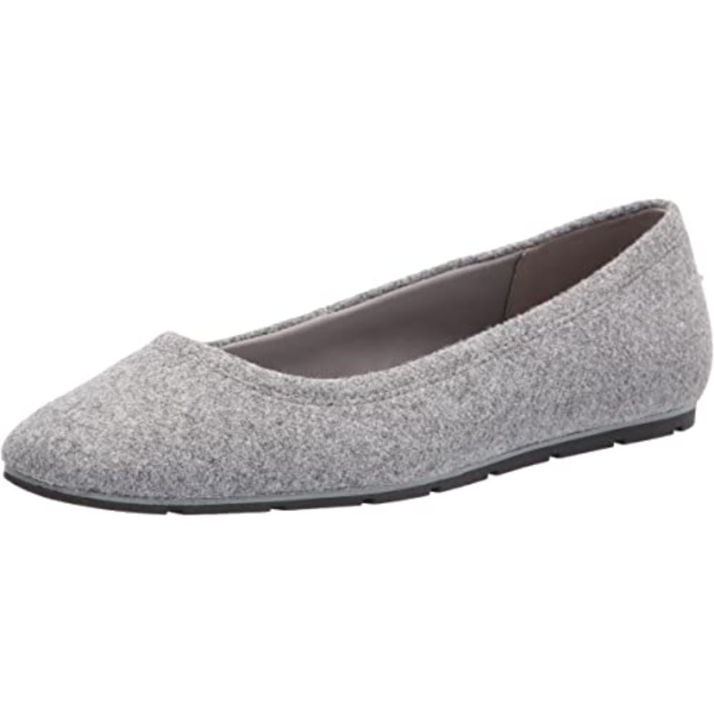 Iggy Dark Gray Fabric Anne Klein Ballet Flats