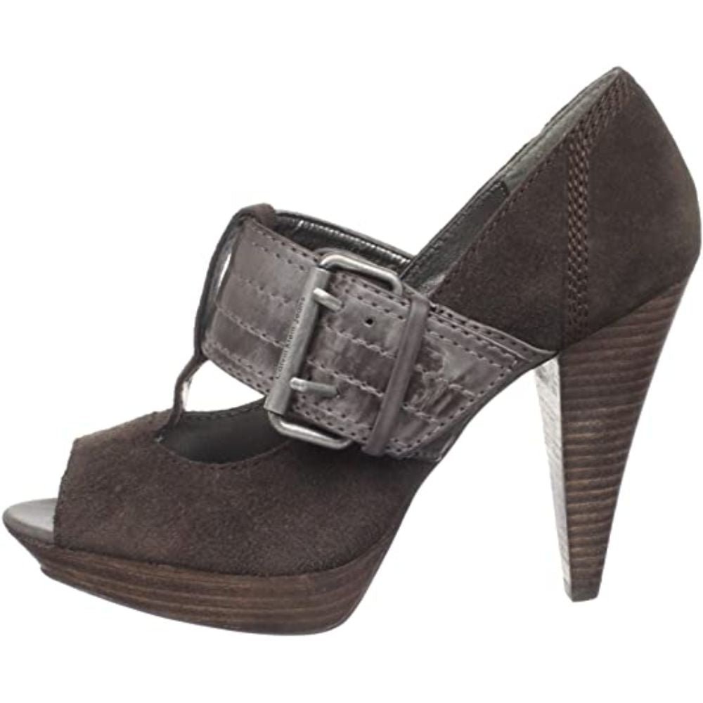Pauline Dark Brown Suede Calvin Klein Jeans Pumps