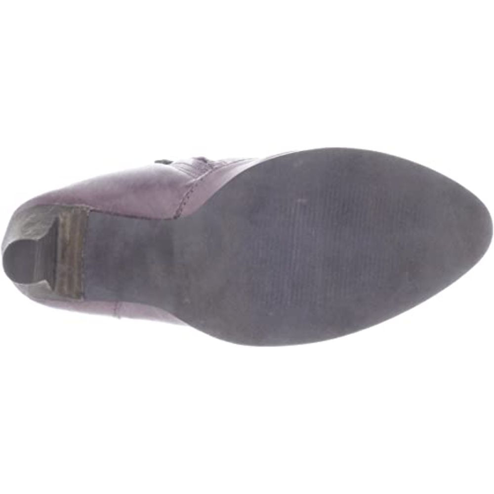 Tal Brush Off Leather Berry Calvin Klein Jeans Ankle Boots