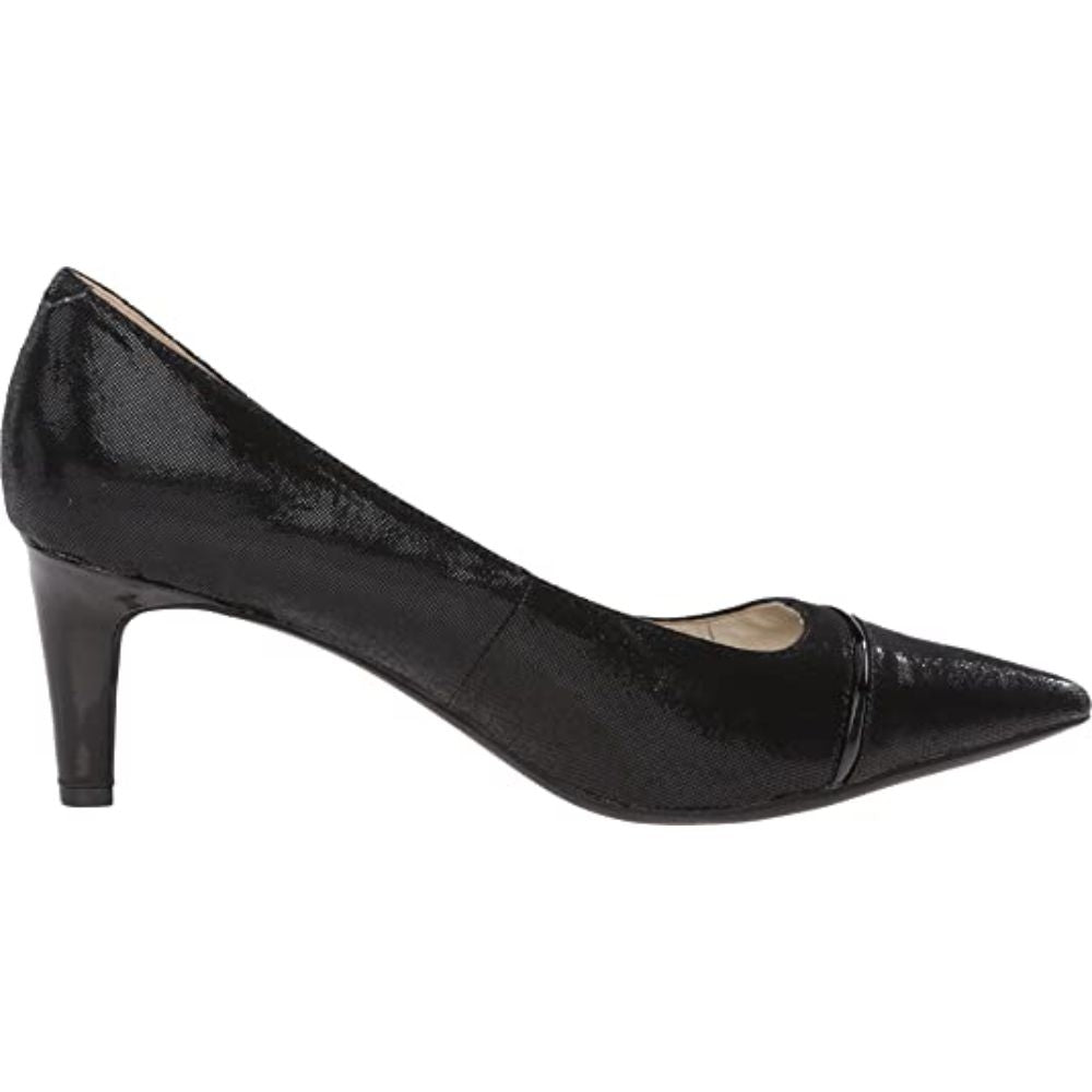 Bettina Black Fabric Anne Klein Pumps