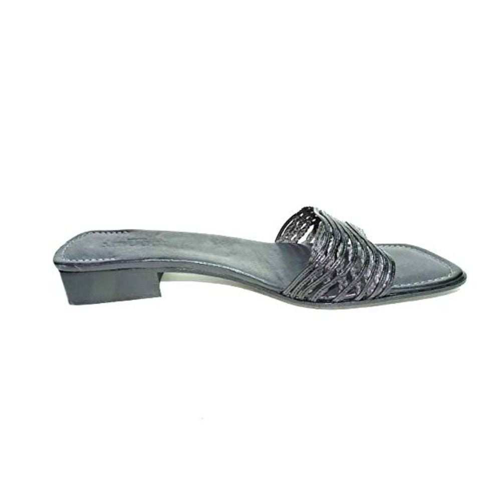 Malva Black Woven Leather Sesto Meucci Sandal