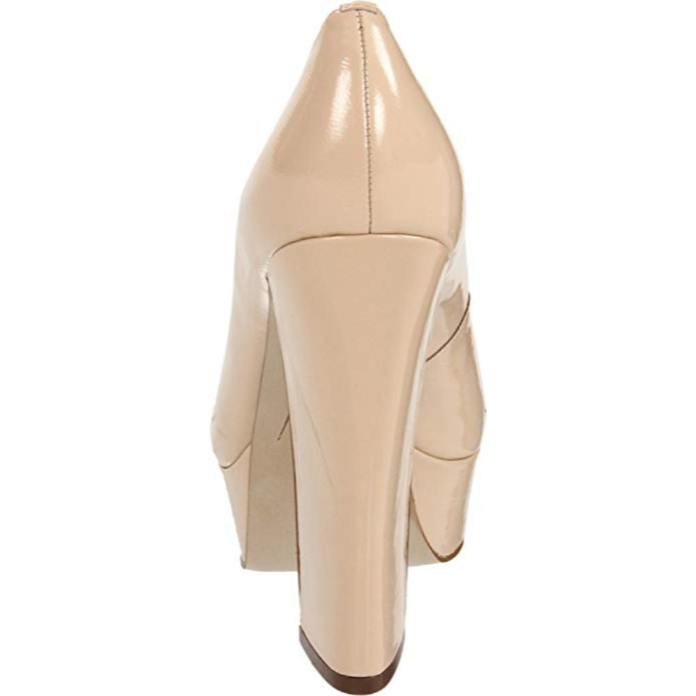 Alessandra Natural Patent Boutique 9 Platform Pumps