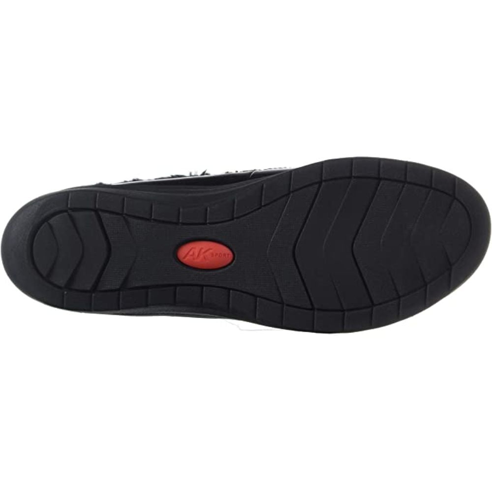 Gayla 2 Red Multi Plaid Fux Fur Anne Klein Ankle Boots