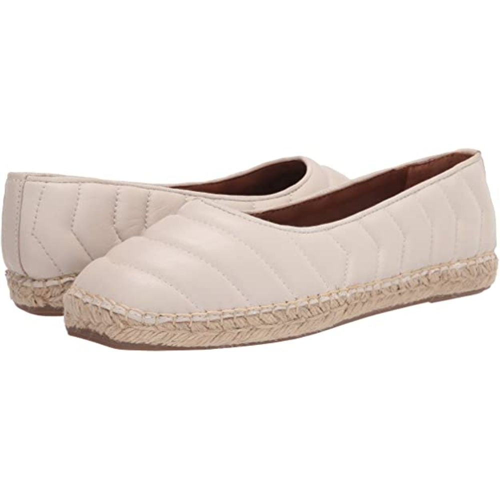 Kiya Putty Leather Franco Sarto Espadrille Flats