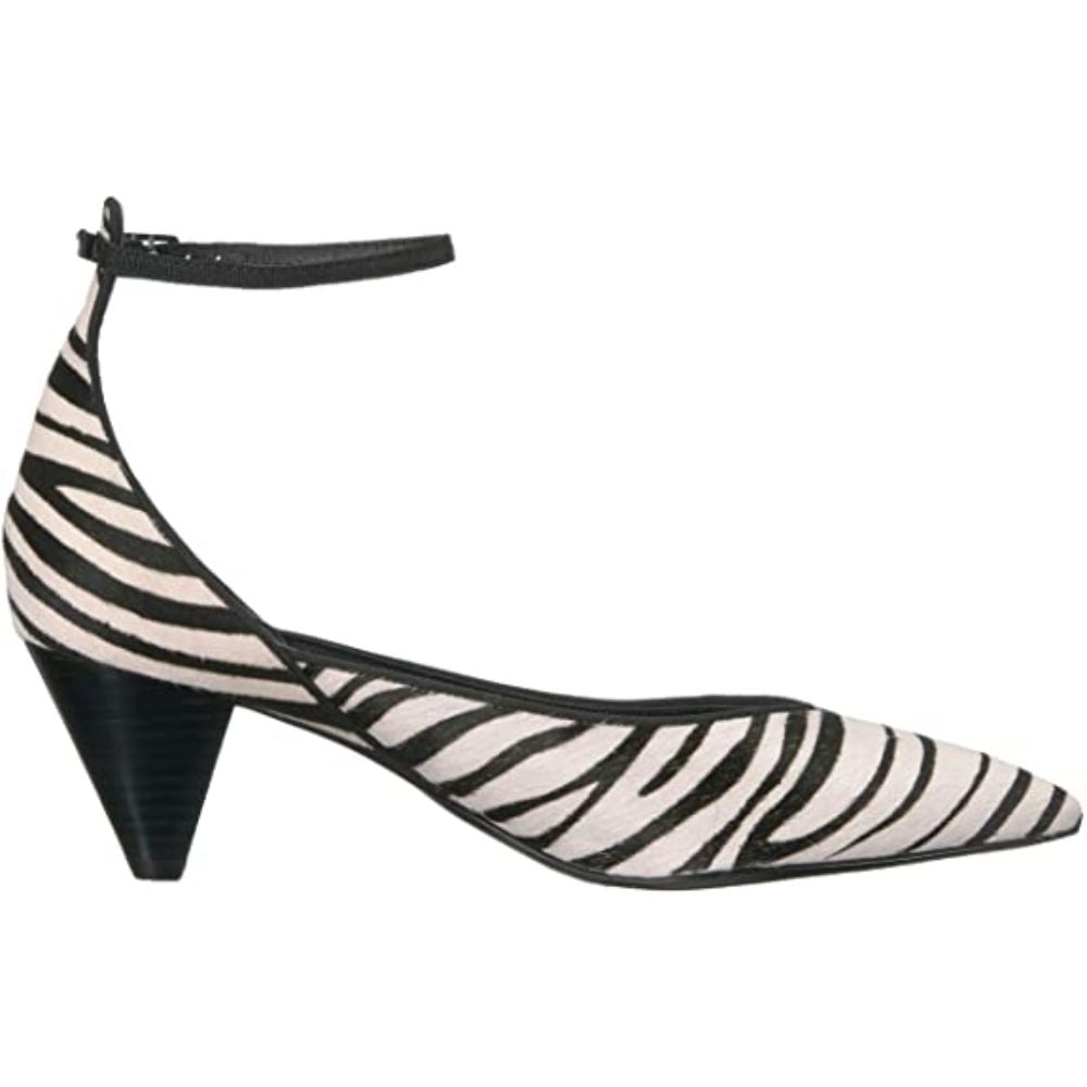 Coralie2 Zebra Pony Calf Hair Franco Sarto Pumps