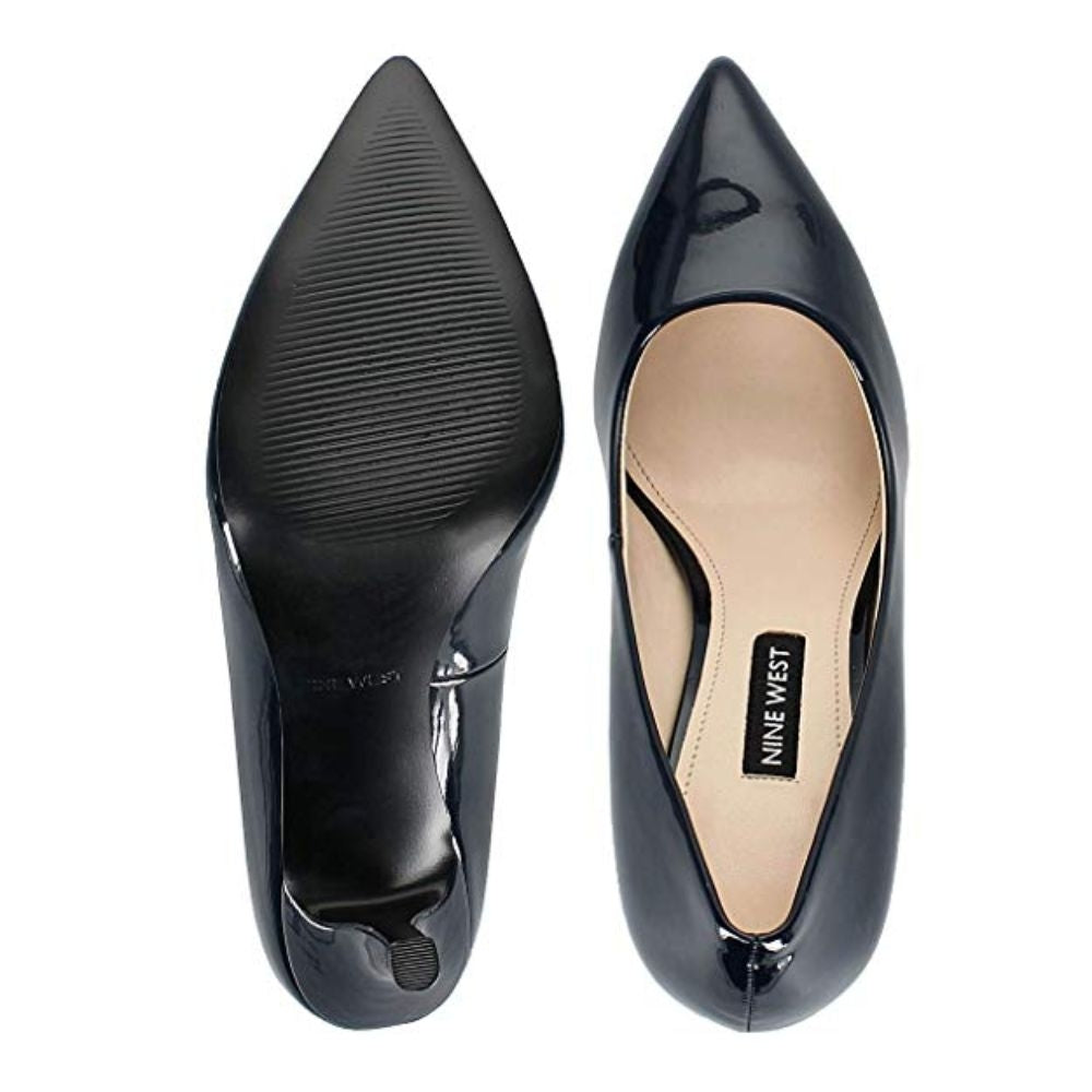 Fifth9x9 Dark Blue Patent Nine West Pumps