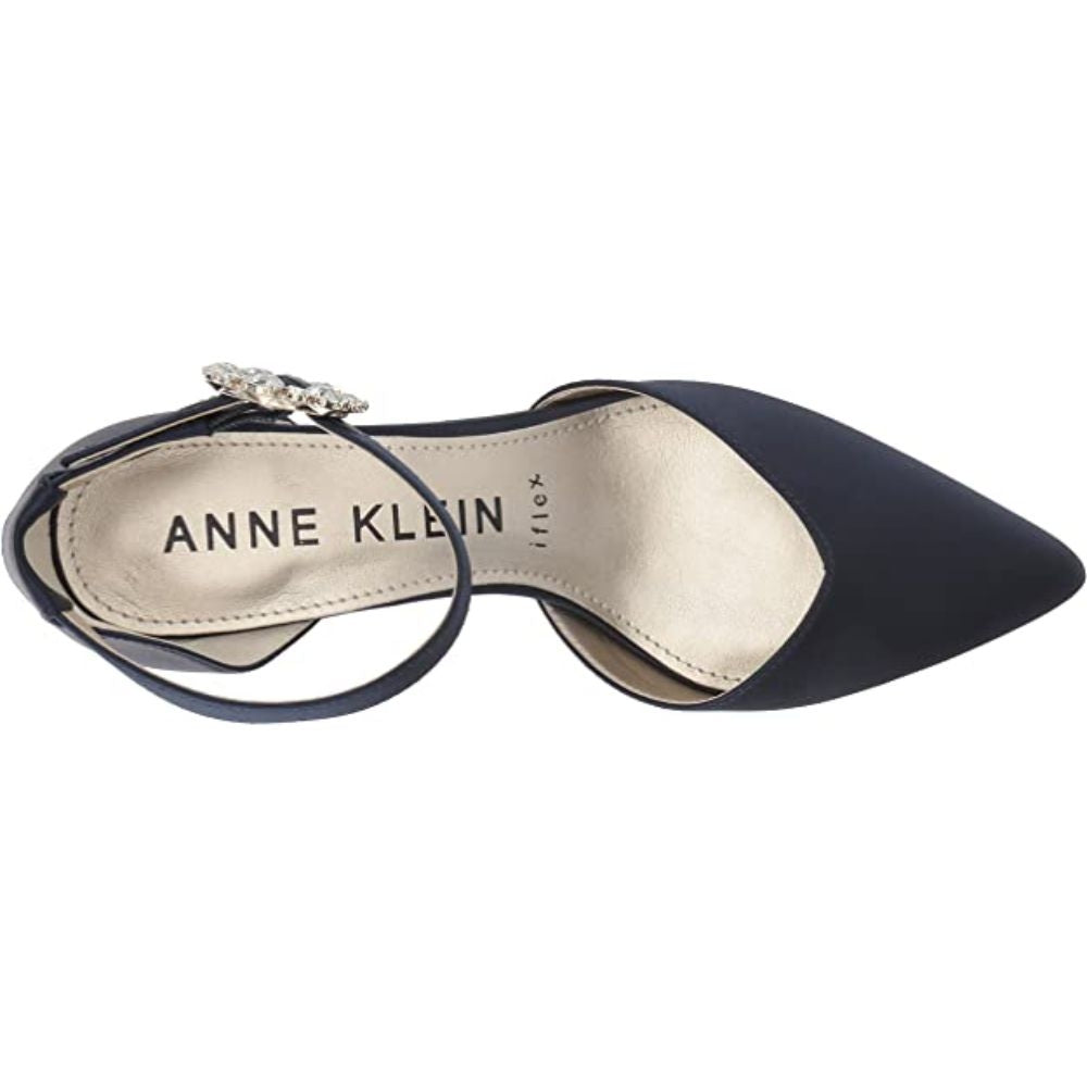 Fantine Navy Fabric Anne Klein Pumps