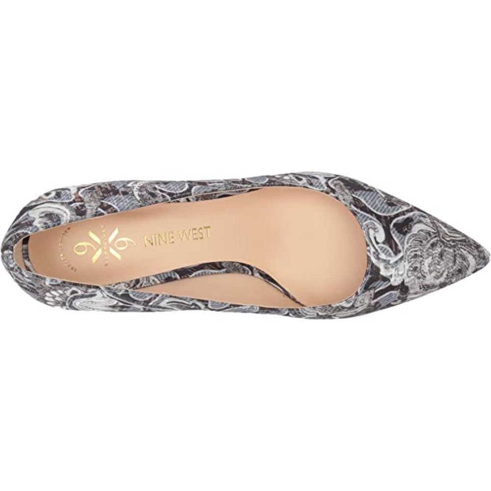 Soho9x9 Silver Multi Fabric Nine West Pumps