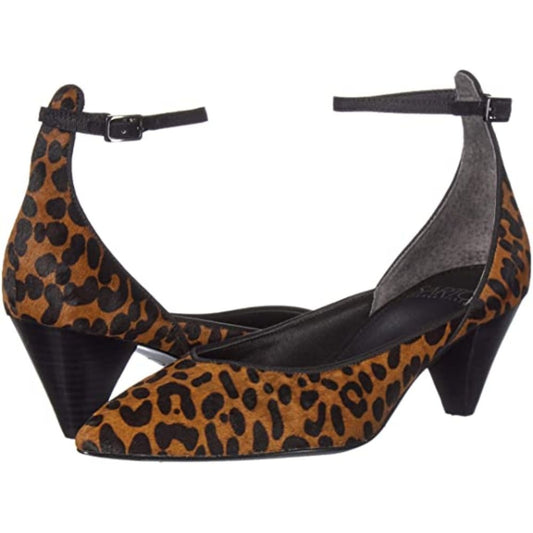 Coralie Leopard Calf Hair Franco Sarto Pumps