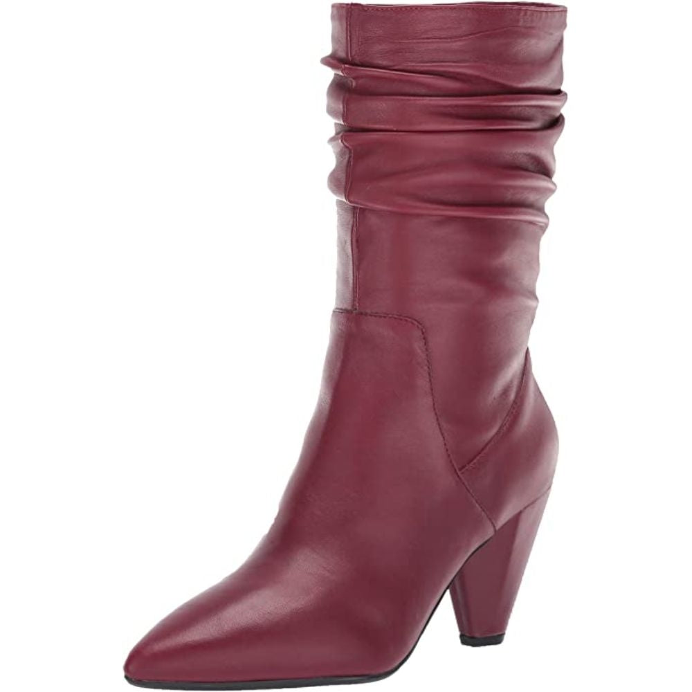 Yurika Wine Leather Anne Klein Boots