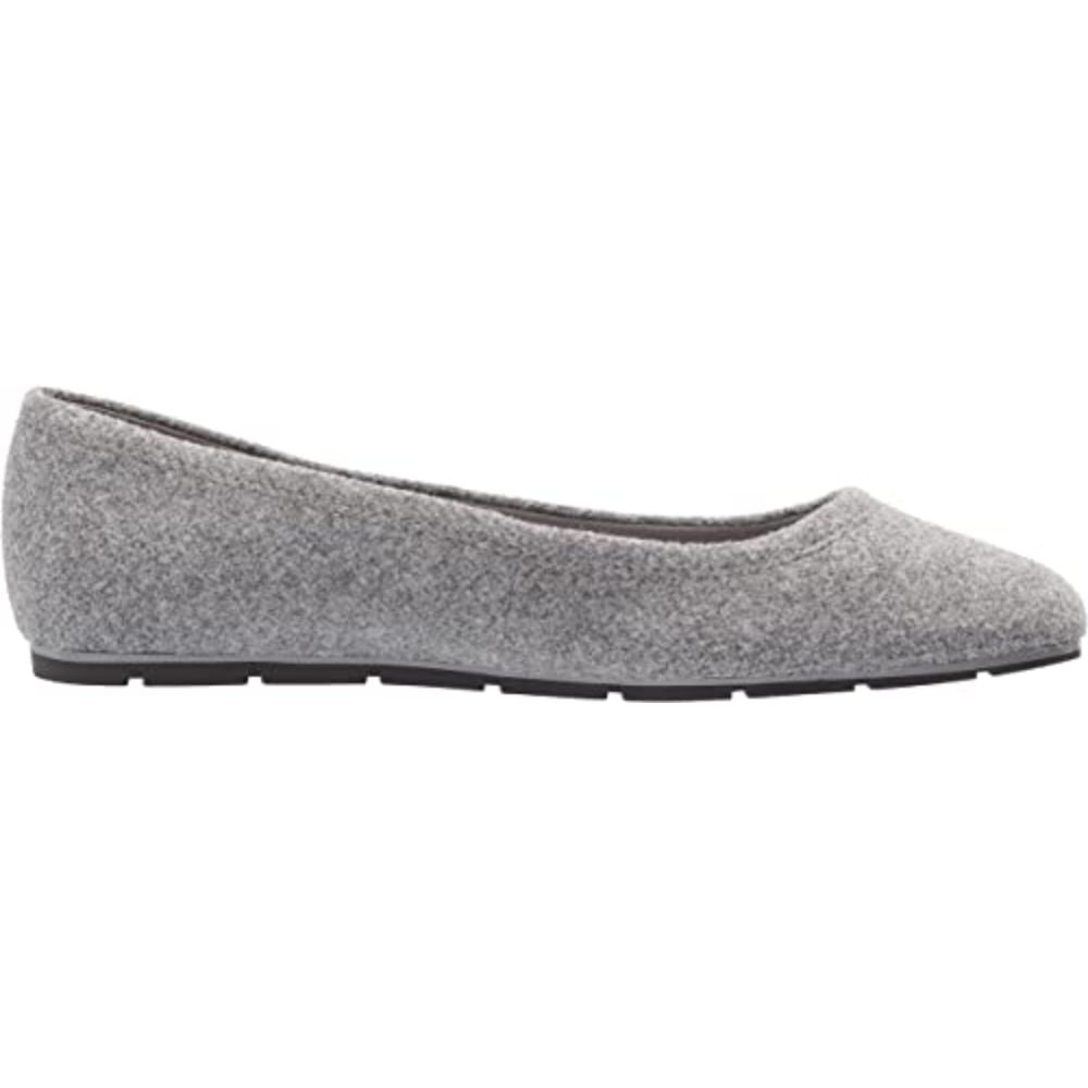 Iggy Dark Gray Fabric Anne Klein Ballet Flats