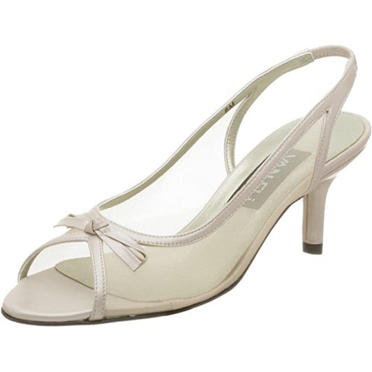 Maralyn Silver Vaneli Slingback Sandals