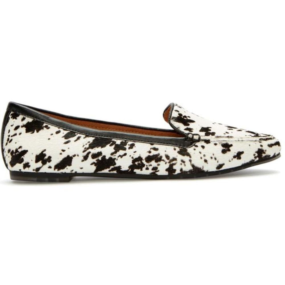 Audra White Black Haircalf Me Too Loafers