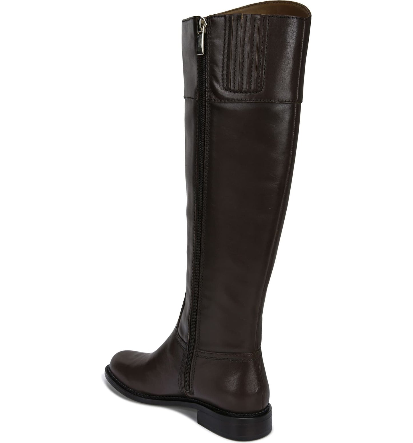 Hudson WC Brown Leather Franco Sarto Wide Calf Boots