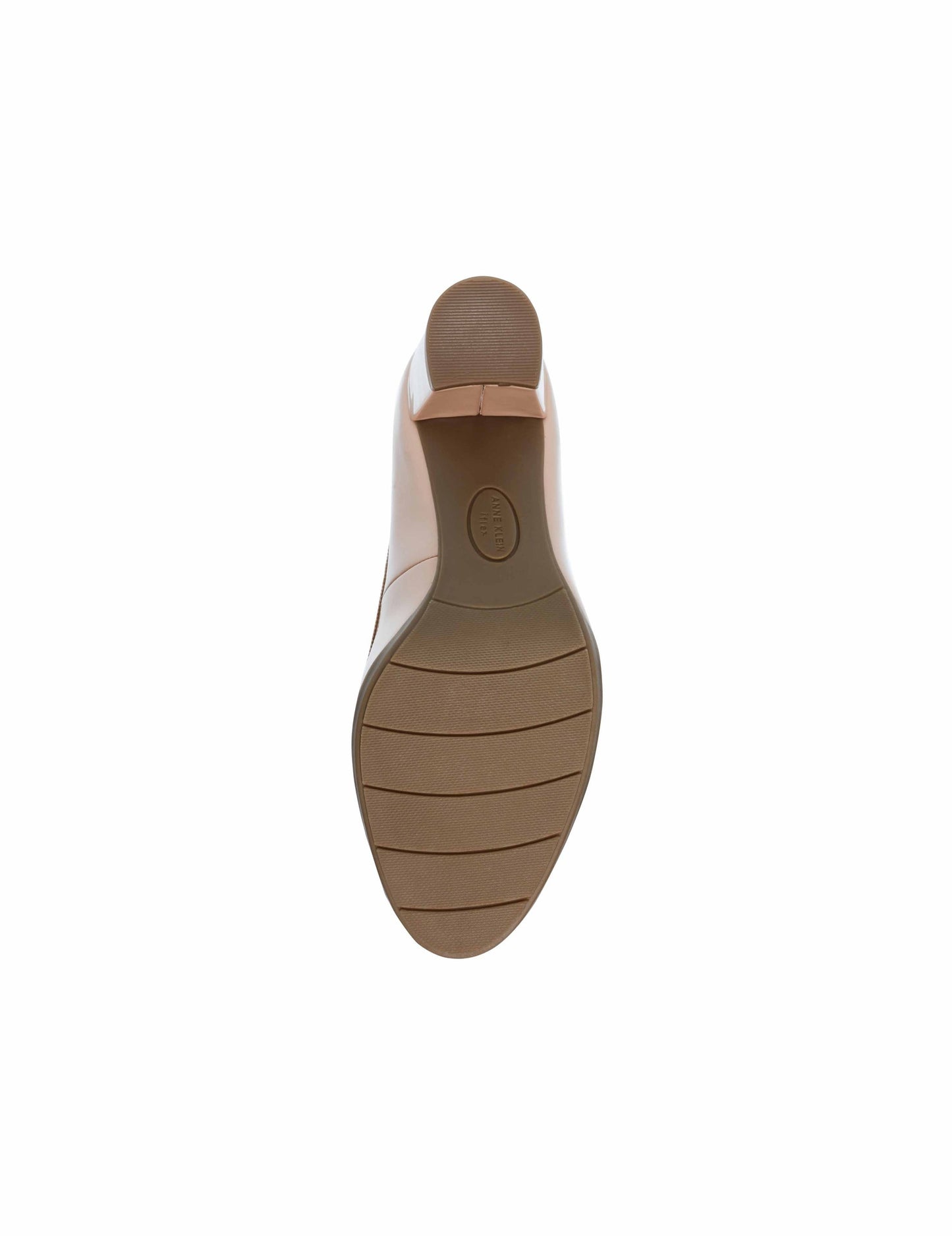 Castana Nude Patent Leather Anne Klein Pumps