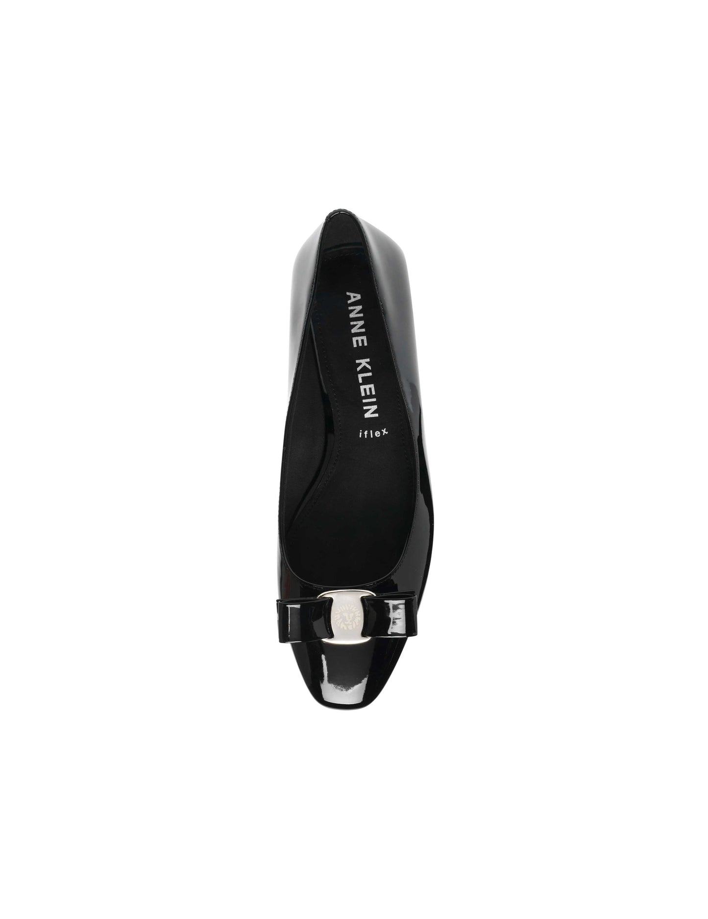 Charleston Black Patent Leather Anne Klein Ballet Flats