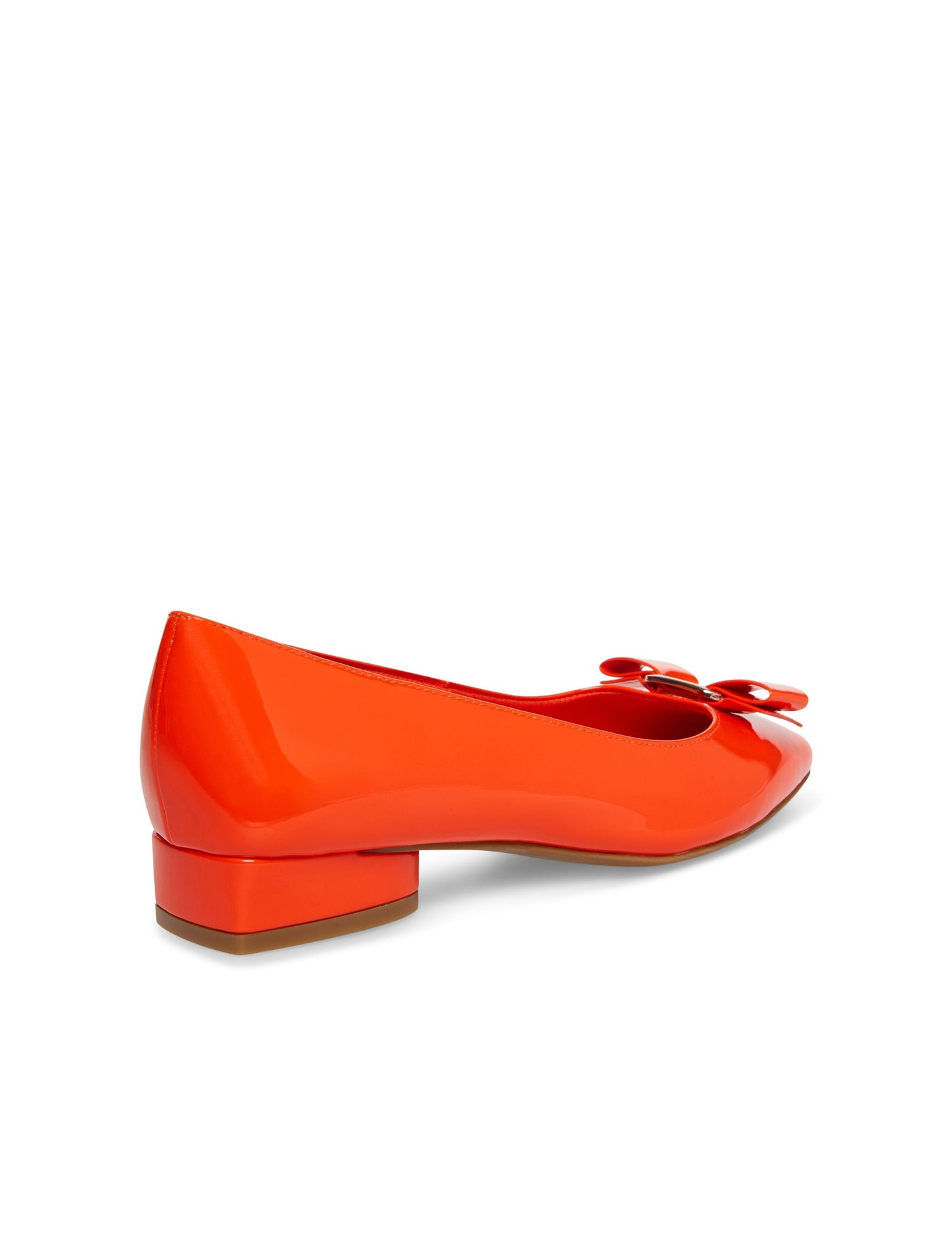 Charleston Red Patent Leather Anne Klein Ballet Flats