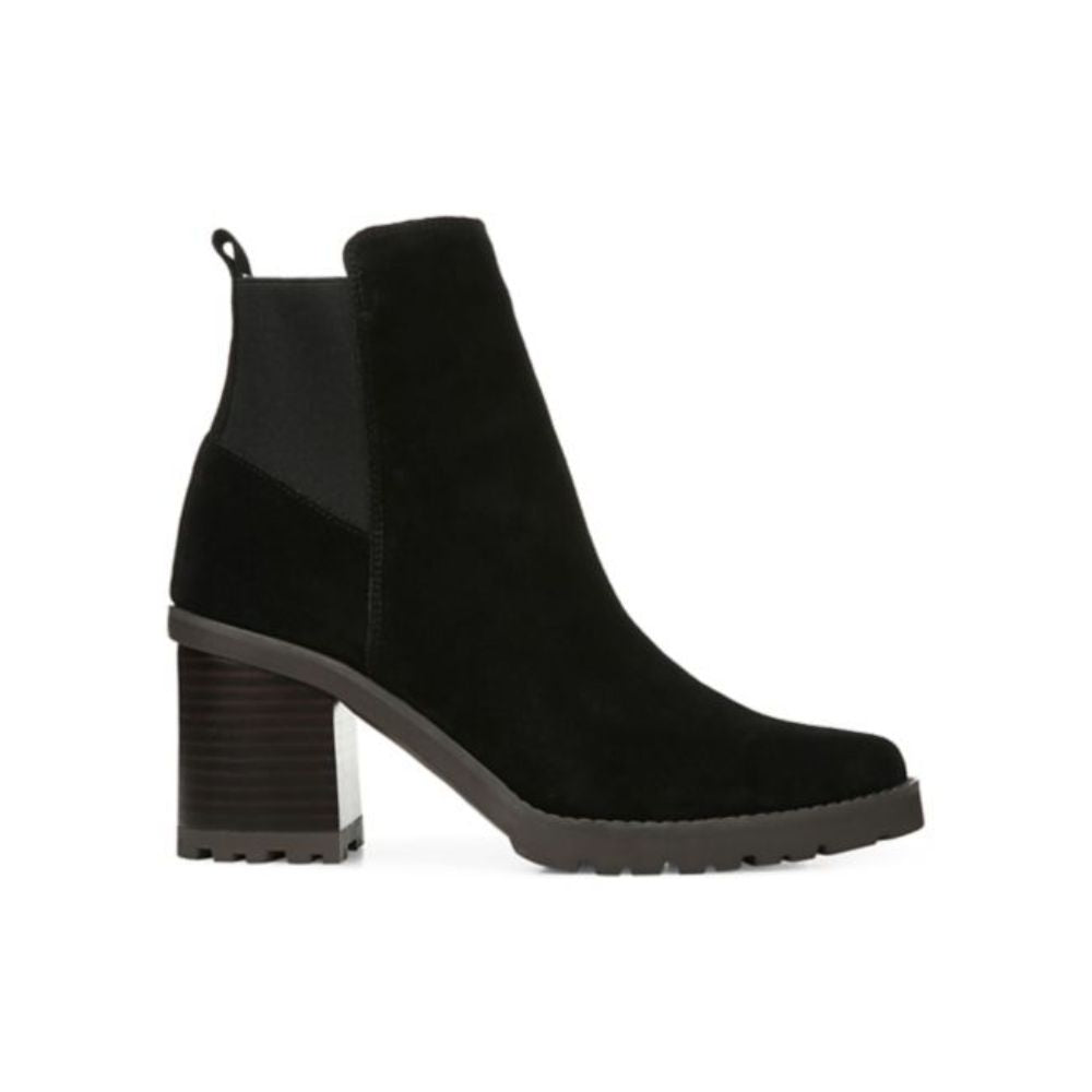 Tori Black Suede Franco Sarto Ankle Boots