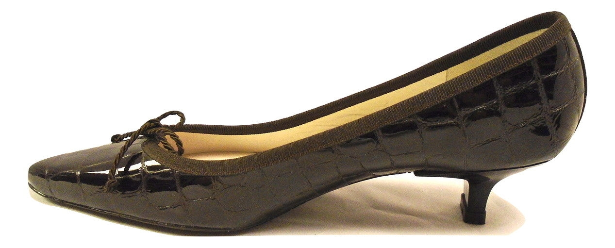Royal Brown Patent Leather Paul Mayer Pumps