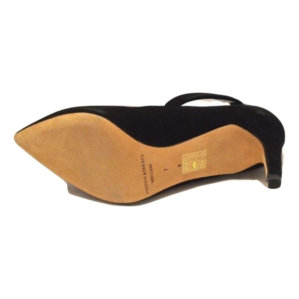 Sanne Black Suede Sigerson Morrison Pumps