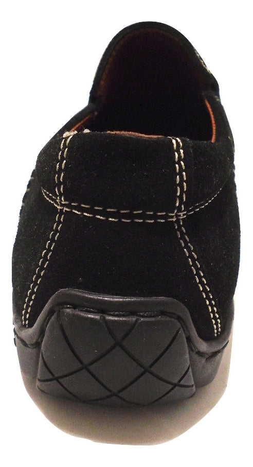 Demo Black Suede Donald Pliner Slip on Flats