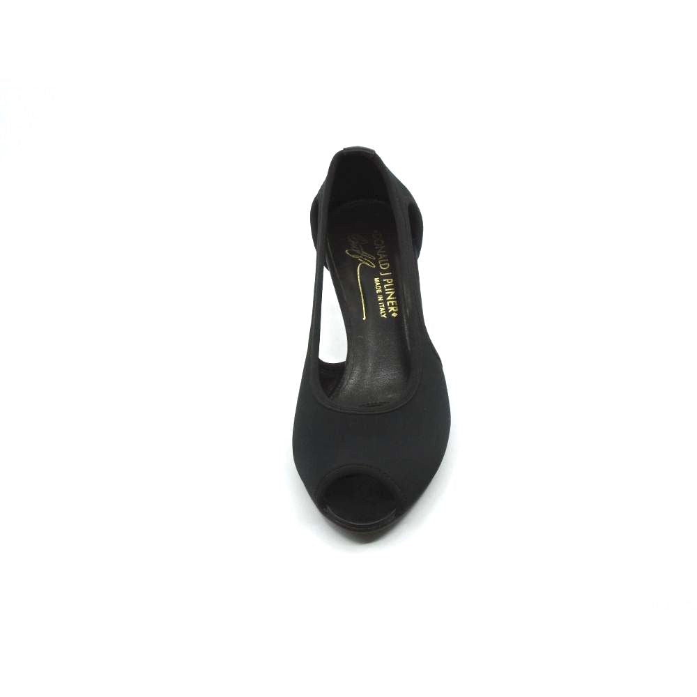 Danda Black Satin Donald Pliner Pumps