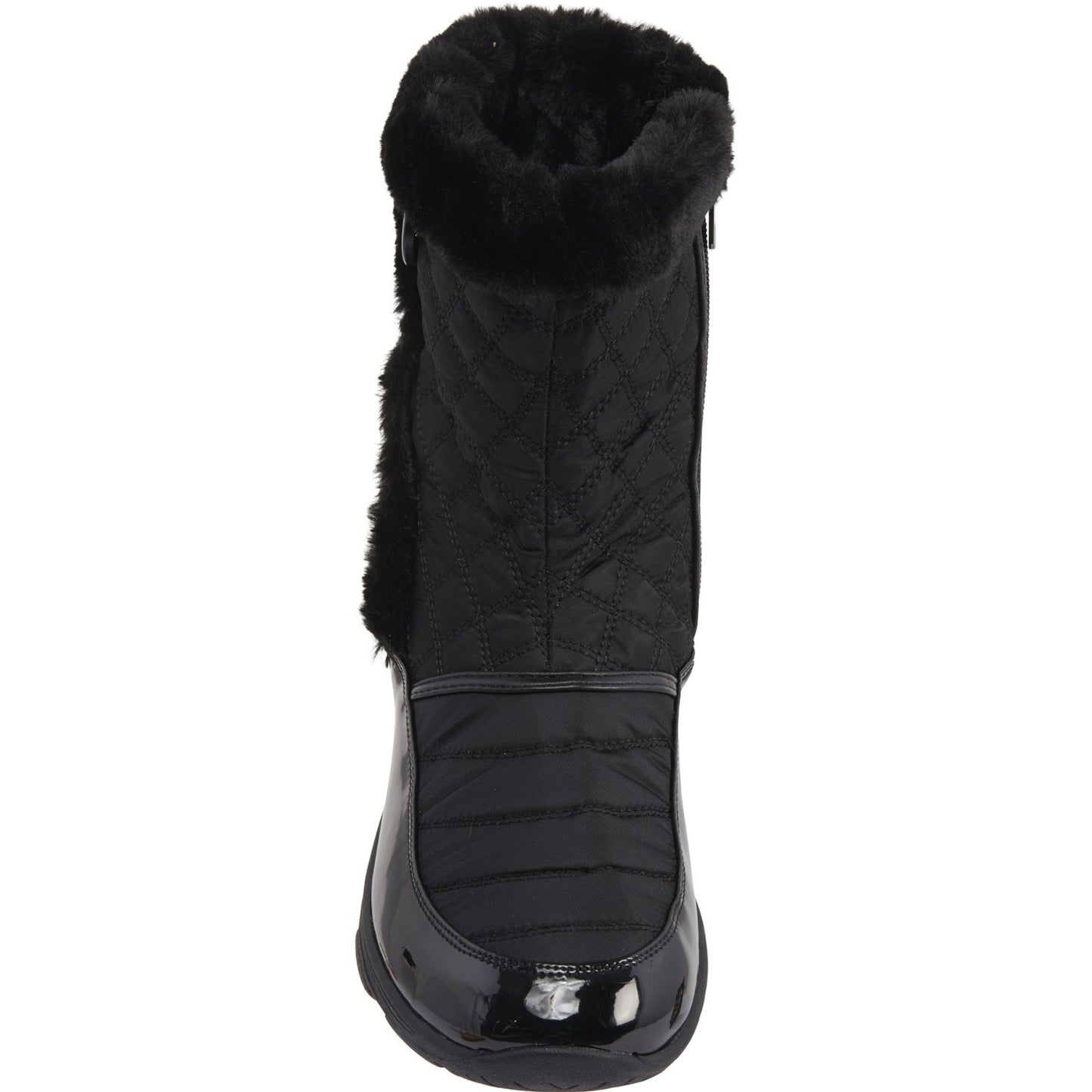 Vixon2 Black Fabric Easy Spirit Mid Winter Boots