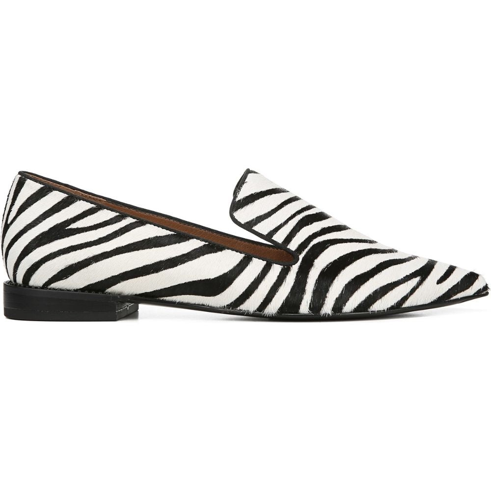 Topaz 2 Zebra Pony Calf Hair Franco Sarto Loafer Flats