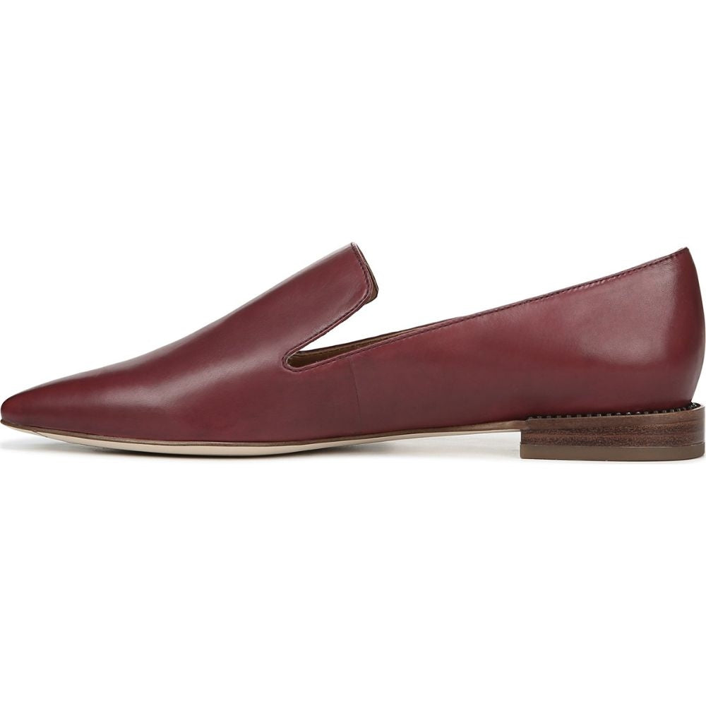 Topaz Crimson Burgundy Leather Franco Sarto Loafer Flats
