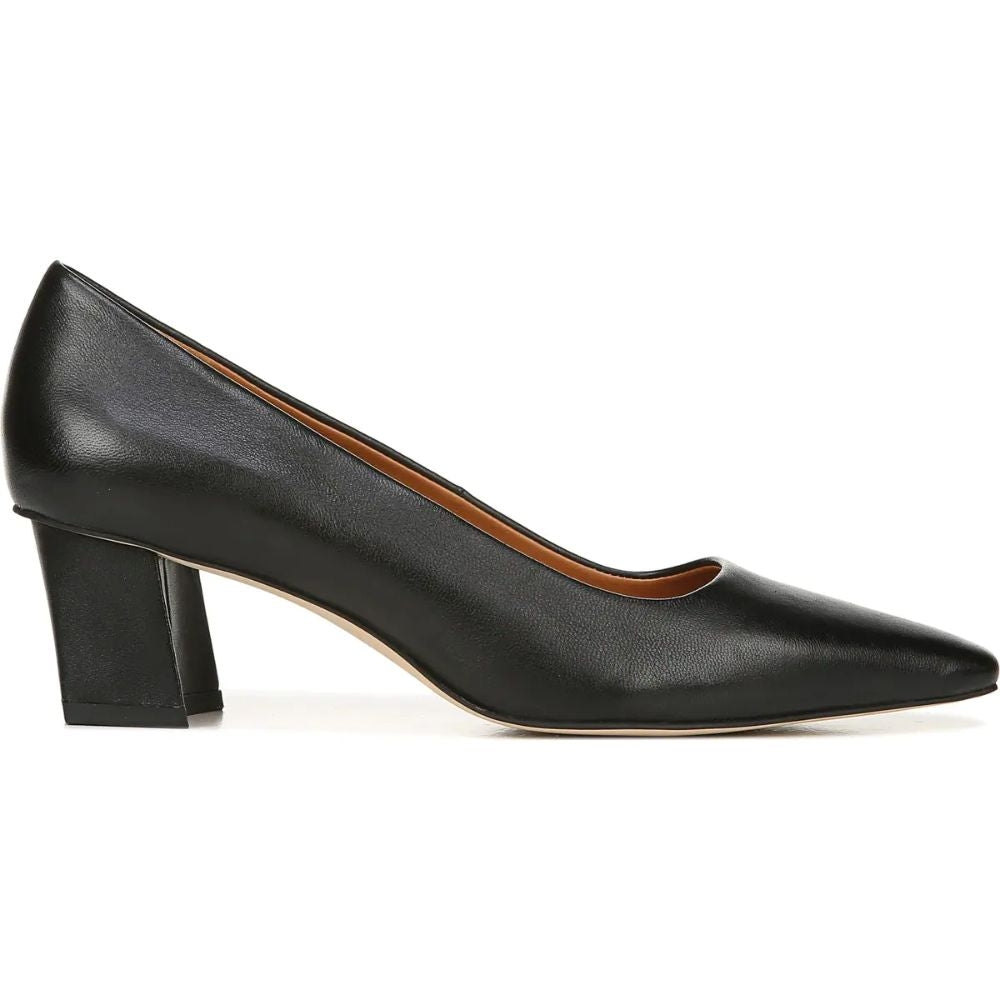 Regal Black Leather Franco Sarto Pumps