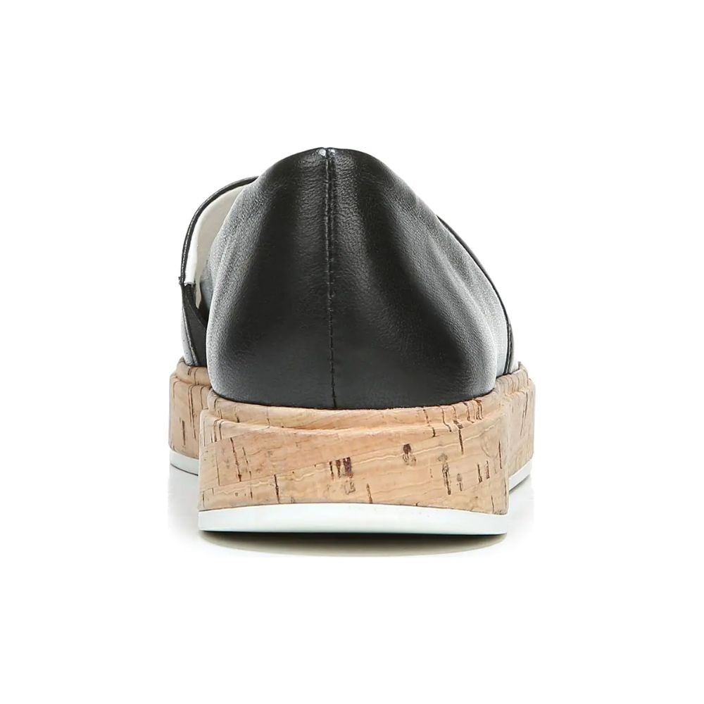 Derek Black Leather Franco Sarto Slip on Flats