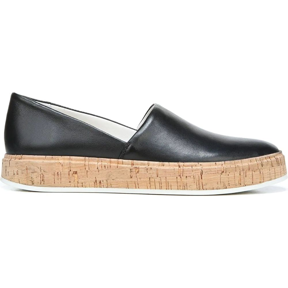 Derek Black Leather Franco Sarto Slip on Flats
