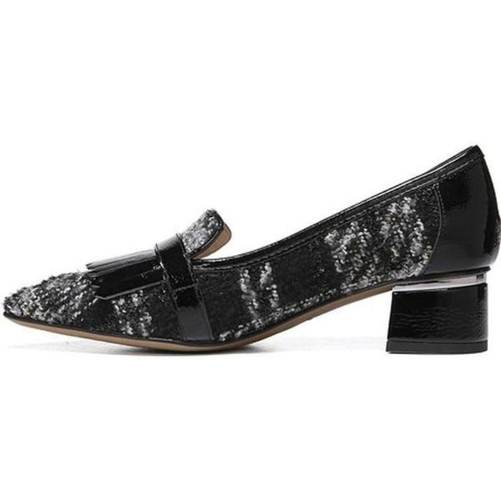 Grenoble 2 Black Plaid Fabric Franco Sarto Pumps
