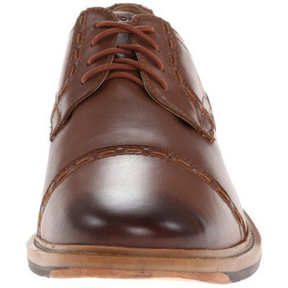 Rockport Men's Parker Hill Tan Leather Cap Toe Oxford